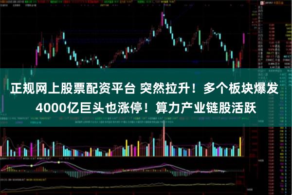 正规网上股票配资平台 突然拉升！多个板块爆发 4000亿巨头也涨停！算力产业链股活跃
