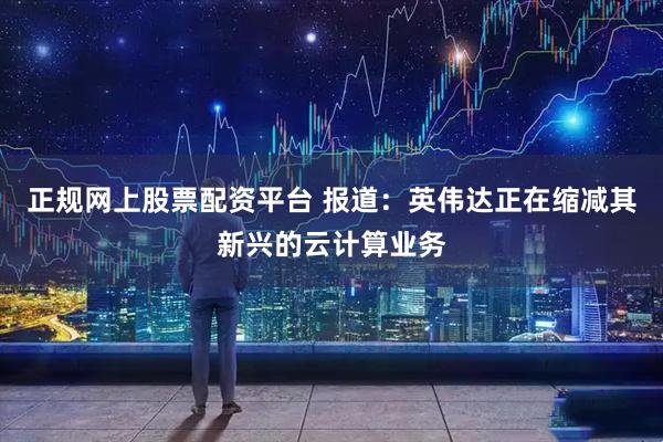 正规网上股票配资平台 报道：英伟达正在缩减其新兴的云计算业务